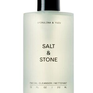 Salt & Stone Facial Cleanser Spirulina & Yuzu Gentle Vegan 7.2 fl oz.